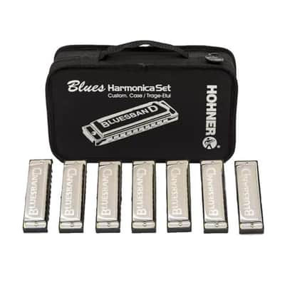 Hohner Bluesband Harmonica 7-Piece Set image 1