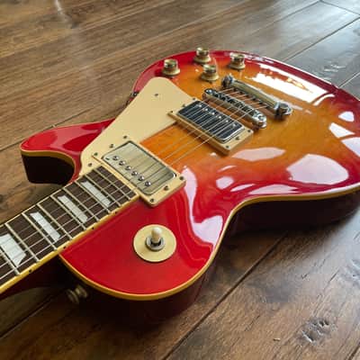 Aria Pro II LS 450 Standard Electric Guitar Cherry Burst Matsumoku MIJ image 6