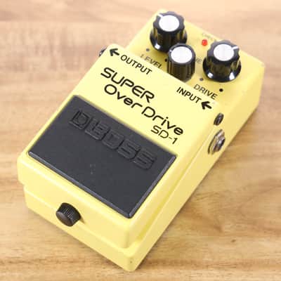 BOSS SILVER SCREW JAPAN SD1 SD-1 OVERDRIVE IST YEAR ISSUE VINTAGE