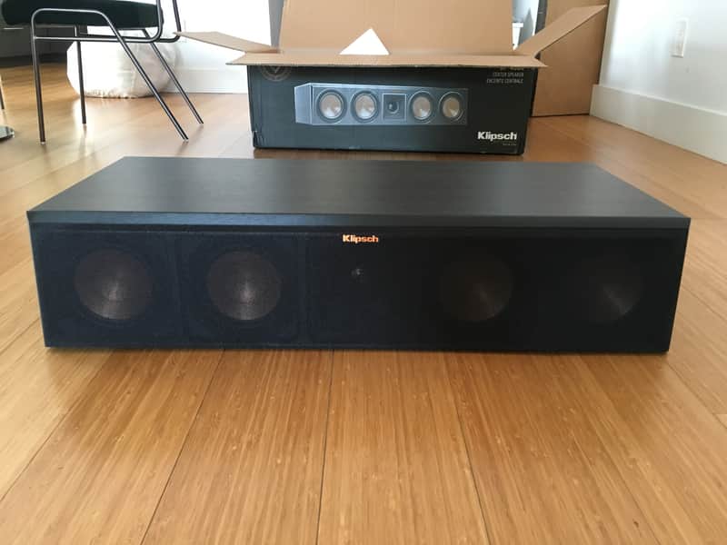 Klipsch RP-450C Center Channel Speaker 2018 - Ebony - Owned by Eric Cannata of Young the Giant image 1