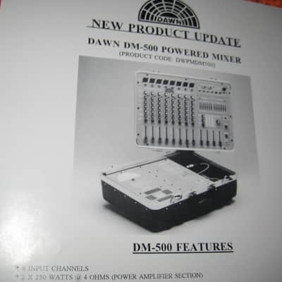 Dawn Speaker Systems Sales Product Brochure 1995 image 7