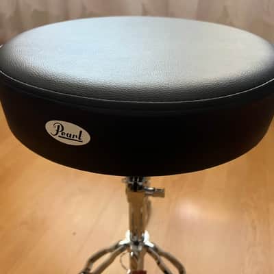 Pearl D-930 Double Braced Round Drum Throne - Black / Chrome image 4