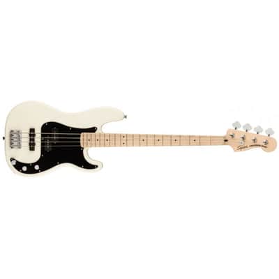 Squier Affinity Series™ Precision Bass® PJ, Maple Fingerboard - Black Pickguard, Olympic White image 2