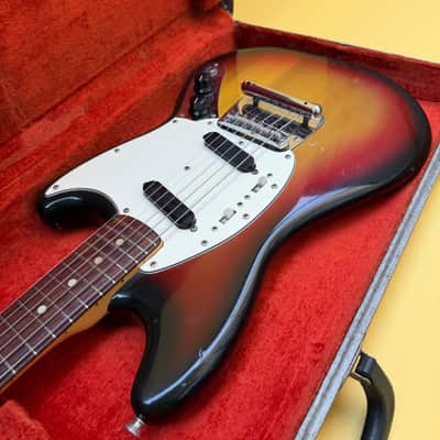 1974 Fender Mustang 3-Tone Sunburst image 6
