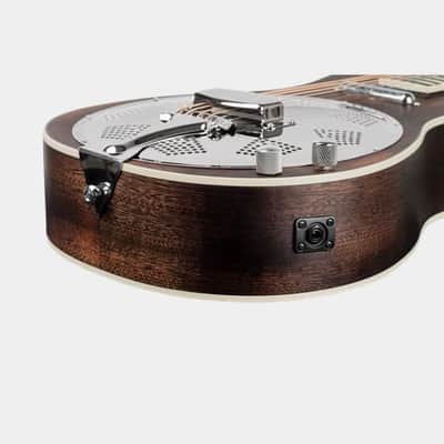Ortega Americana Resonator Guitar, Parlor Body, Mahogany, Satin Whiskey Burst RRG30E-WB Demo Video image 13