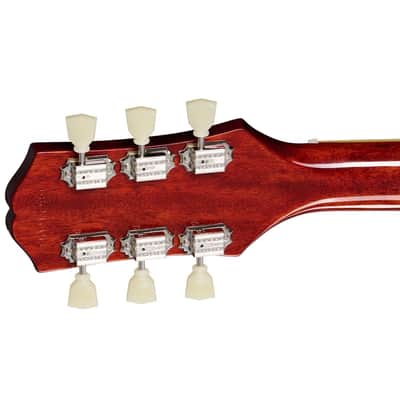 Epiphone Les Paul Standard 50s Figured Top Guitar w/Premium Gig Bag - Bourbon Burst image 8