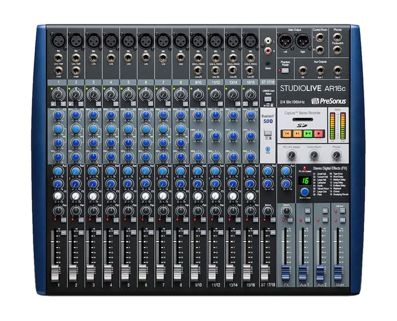 PreSonus StudioLive AR16c 16-channel Hybrid Digital/Analog Performance Mixer image 1