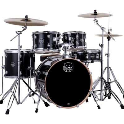 Mapex Venus 5-Piece Fusion Drum Set - Black Galaxy Sparkle (VE5045FTCVH) image 3