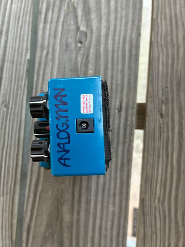 Analogman Boss BD-2 Blues Driver with Mod 2010s - Blue electric