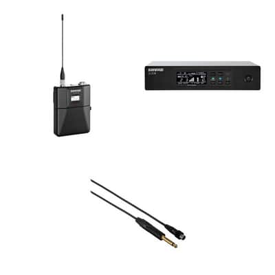 Shure QLXD14-G50 Wireless System w/ Bodypack & WA305 Instrument Cable - G50 Band image 1