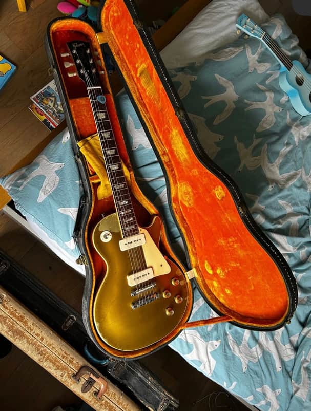Gibson Les Paul true 1968 small headstock goldtop standard image 1