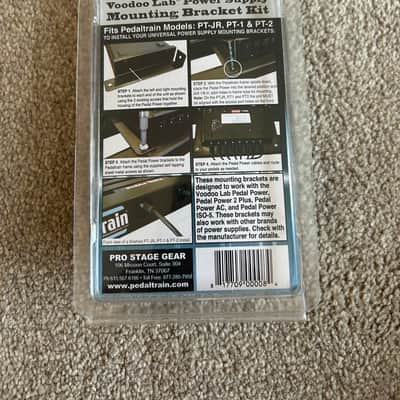 Voodoo Lab PT Mounting Brackets for Pedaltrain Classic/Nova/Terra 2010s - Black image 2