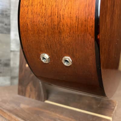 Alvarez 5084 Biphonic Dreadnought Acoustic Electric Guitar (1980's) - Natural W/Original Chipboard Case image 9