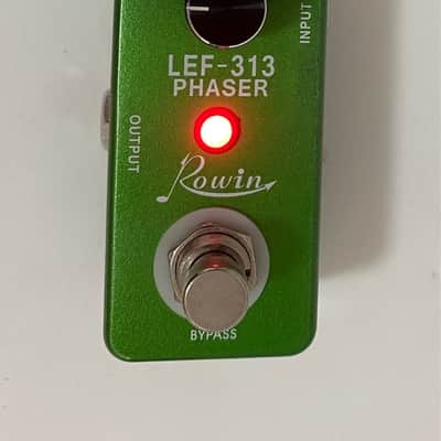 Rowin LEF-313 Mini Pedal Phaser - Vintage Electric Guitar Effect Pedal - 3.5" image 8