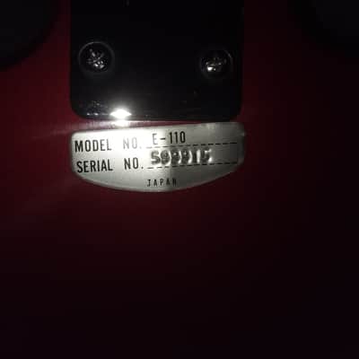 Teisco / Del Rey Tulip E-110 60s or 70s - Red image 6