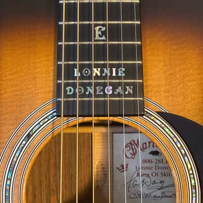 Martin 000-28 Lonnie Donegan Signature 2002 Sunburst 13-72 (Played by Peter Donegan on The Voice UK) image 8