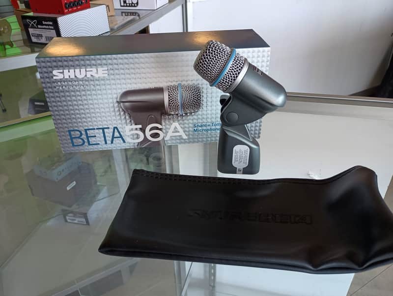 Shure BETA 56A Supercardioid Dynamic Microphone - Black image 1