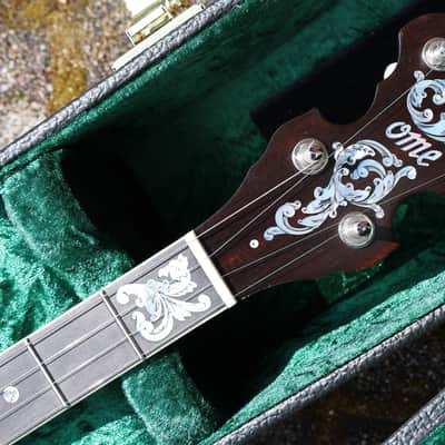 Ome Silver Magican Bluegrass Banjo 5S - emerald image 2