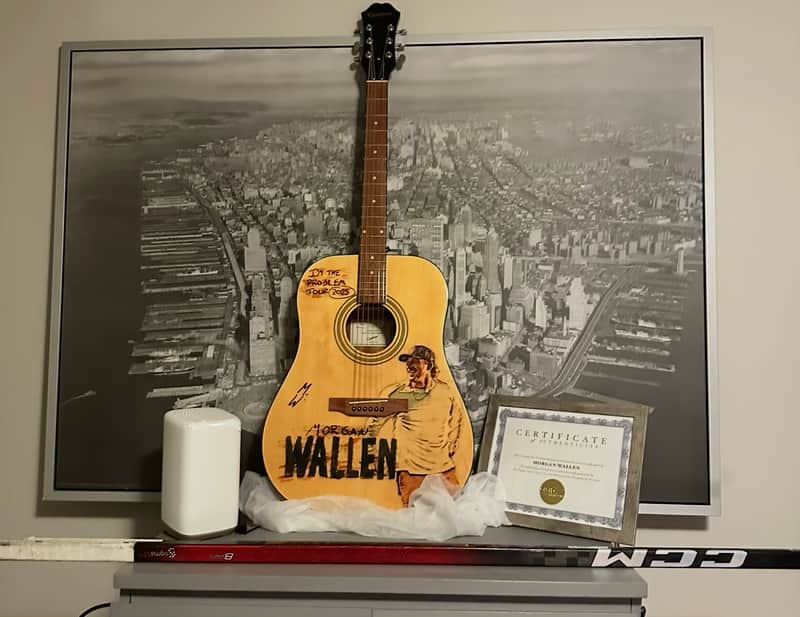 Morgan Wallen - Signed I’m The Problem 2025 (Tour Edition) Epiphone Songmaker DR-100 image 1