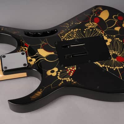 Ibanez JEM77-FP2 Steve Vai Signature - 2016 - Black Floral w/OHSC, Tags image 16