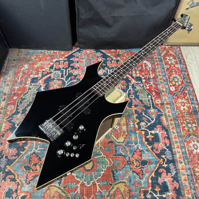 BC Rich NJ Series Warlock Bass w/DiMarzios Badass Bridge Nagoya Japan - 1985 image 2