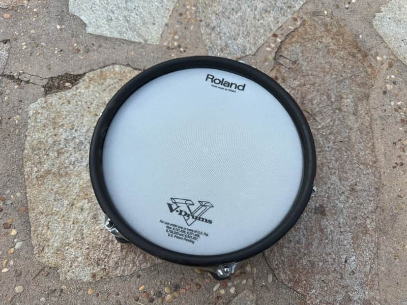 Roland PD-105x 10" Mesh Head V Drum PD105 VDrum 105 SILVER image 1