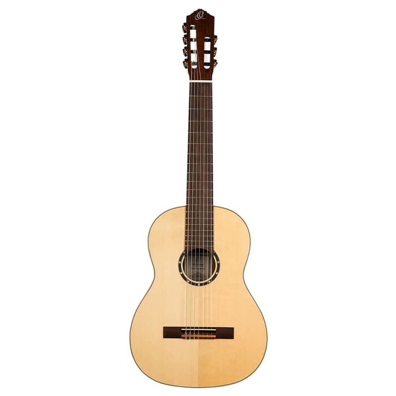 Ortega Family Series Pro 7-String Solid Top Nylon Classical Guitar w/ Bag image 1