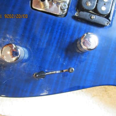 Jackson DR-3 Guitar, 1997, Japan, Blue Flame Maple Top, 24 Frets, Licensed Floyd Rose image 7