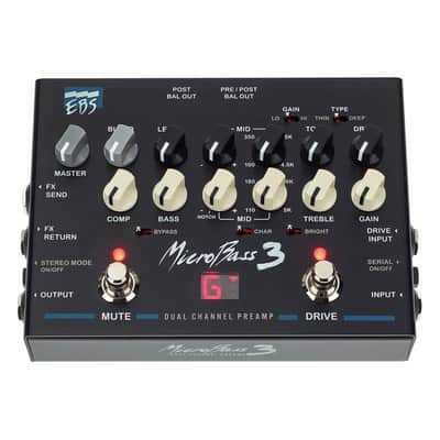 EBS MicroBass 3 | Bass Preamp Pedal. New with Full Warranty! image 5