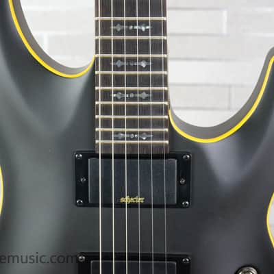 Schecter Demon-6 FR - Aged Black Satin image 3