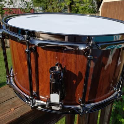 Snarebear Grizzly River Snare Drum (14x7 Epoxy Resin River) image 4