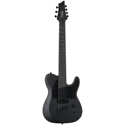 Schecter PT7MS Black Ops Electric Guitar, 7-String, Satin Black Open Pore image 3
