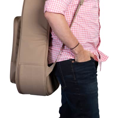 Levy's Leathers - LVYDREADGB200 - Levy's Deluxe Gig Bag for Dread Guitars - Tan image 11