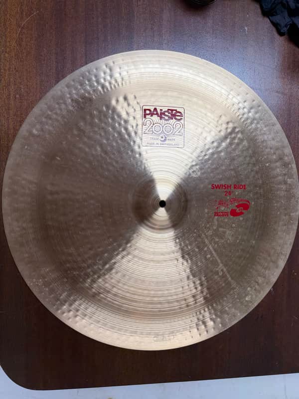 Paiste 24" 2002 John JR Robinson Swish Ride Cymbal 2010 - Present - Traditional image 1