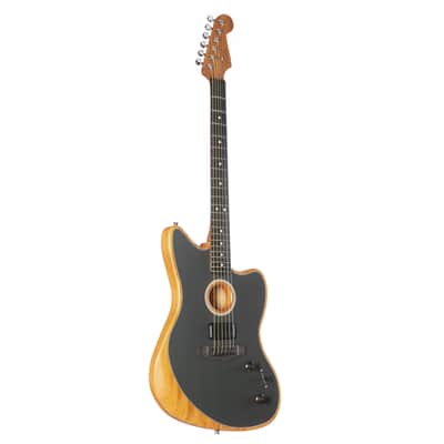 Fender American Acoustasonic Jazzmaster (Tungsten) - Acoustic Guitar image 1