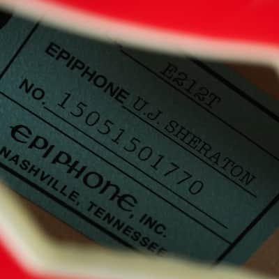 Epiphone Limited Edition Union Jack Sheraton 2015 image 13
