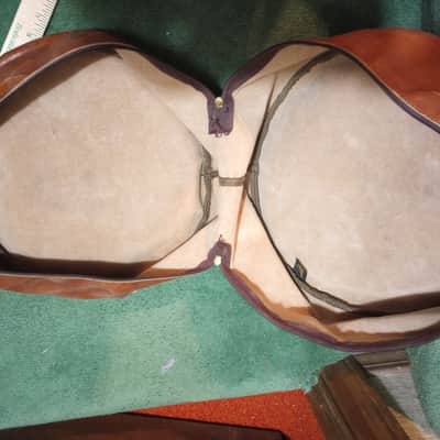 Hazel U.S.A. Vintage  12x8   Drum Bag/Case - Brown Leather image 5