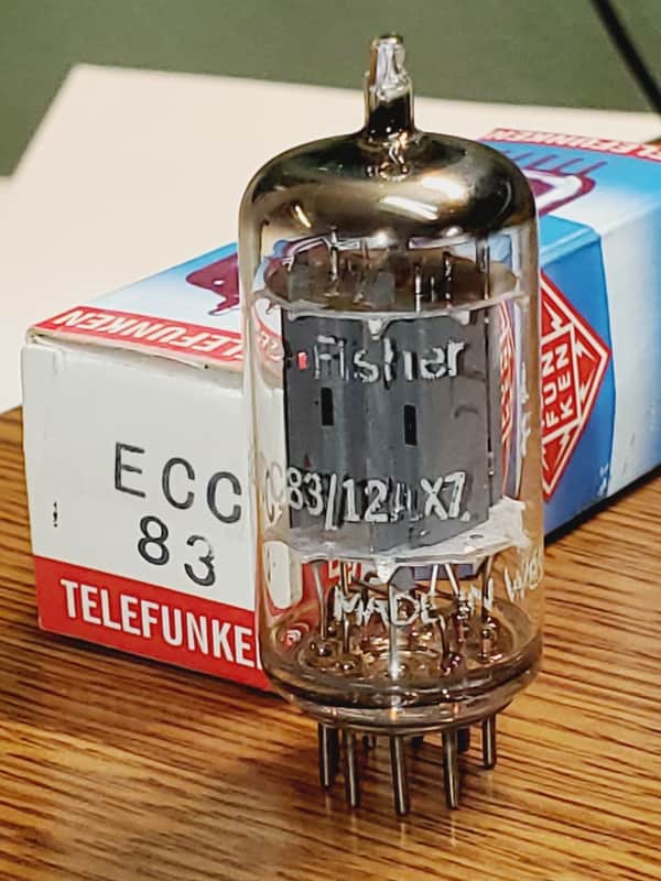 12AX7/ECC83 Telefunken "Fisher" Smooth Plate MaxiPreamp2/TV7 tested (1) tube lot image 1