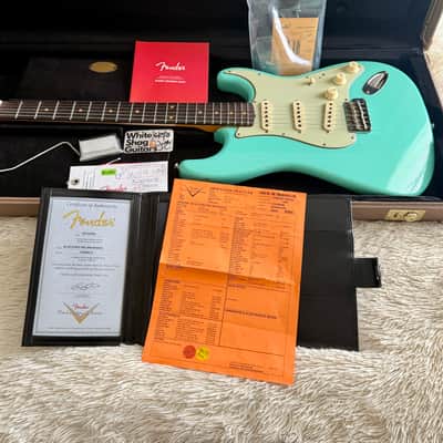 Fender Custom Shop '59 Reissue Stratocaster Seafoam Green Electric Guitar image 13