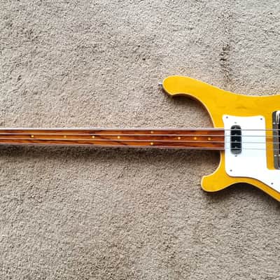 Left-Handed Paul McCartney fretless 4001 Rickenbacker Custom Build Bass image 15