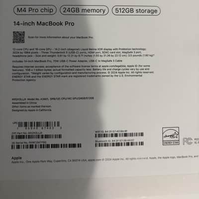 Apple MacBook Pro 14" M4 Pro 12-Core 24GB RAM 512GB SSD Space Black image 2