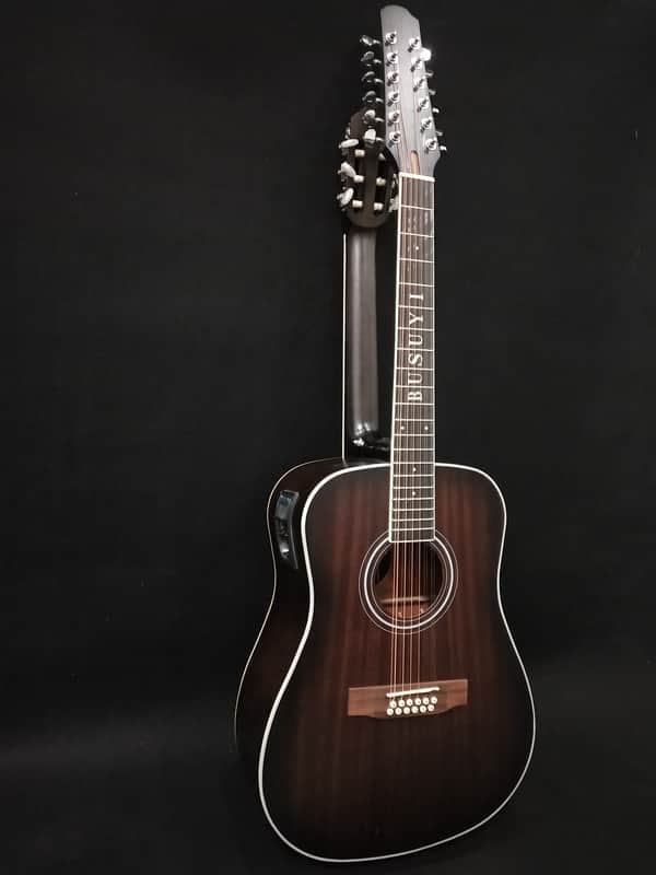 6 String Classical /12 Strings Acoustic , Double Sided Busuyi Double Neck Guitar, Travel Acoustic Guitar image 1
