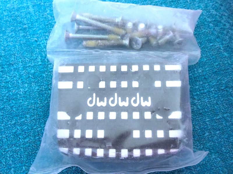DW Pedal Adjustable Heel Plates - NOS image 1