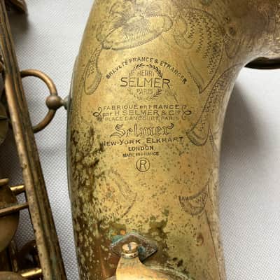 Selmer Mark VI Tenor Saxophone 1956 – Relacquered – European engraving image 2