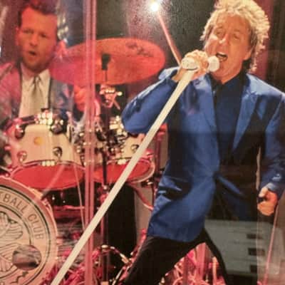 David Palmer's Rod Stewart DW, Collectors Series 4-Piece Custom Maple Set, Stunning! 2008 - White Glass image 1