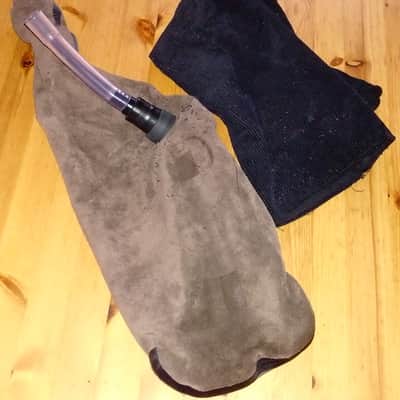 Parts for Uilleann Pipes: 2x Bellows + 1x Sheepskin Bag + Chanter + Reeds etc. image 10
