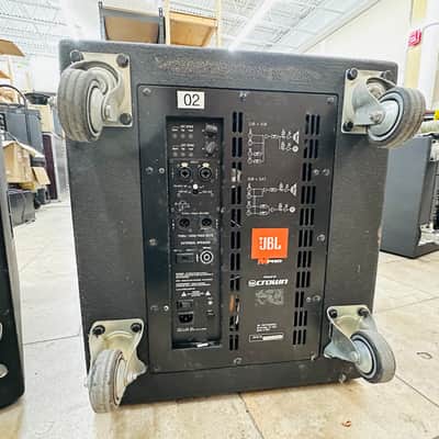 JBL MP418SP Powered by Crown 18" 600 Watt Subwoofer Speaker Cabinet w/Cover ONE image 8