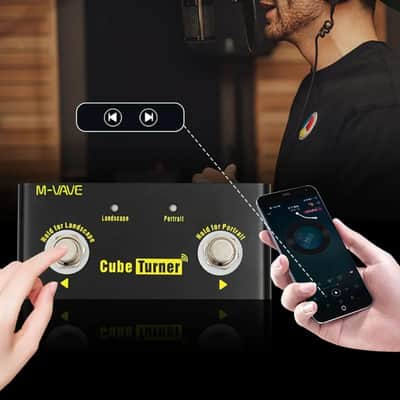 M-vave Wireless Page Turner Pedal Support Looper Connection image 4