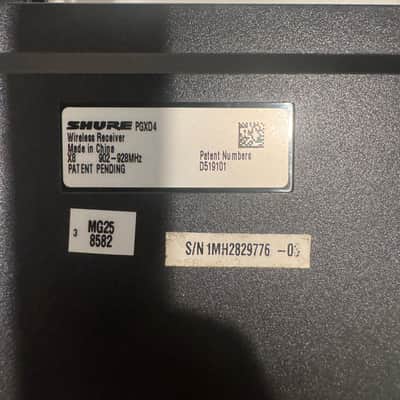 Shure PGXD14/93 Wireless Microphone System with WL93 Lavalier (Band X8: 902 - 928 MHz) 2022 - Present - Black image 3