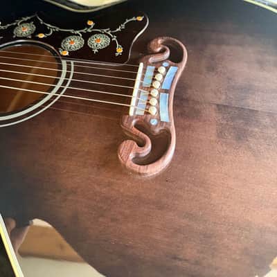 Gibson Custom Shop SJ-200 Quilt Trans-black image 11